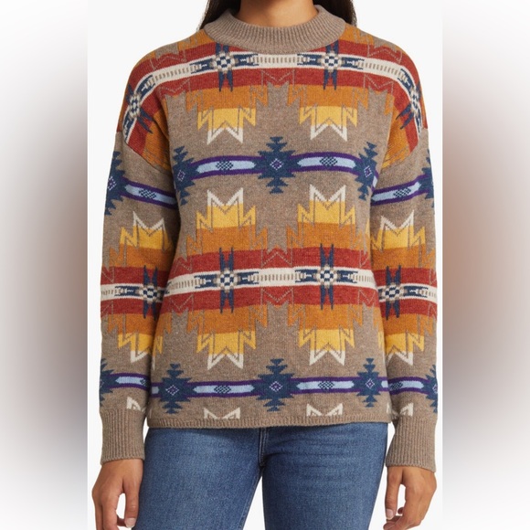 Faherty x Doug Good Feather Mock Neck Sweater size XS- NWT - Picture 10 of 10